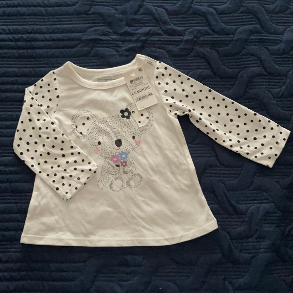 NWT - Baby girl long sleeve shirt